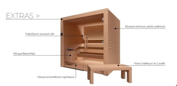 acrilan Sauna Nativa Extras