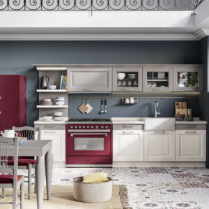oprah creo kitchens burgundy white1