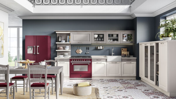 oprah creo kitchens burgundy white1