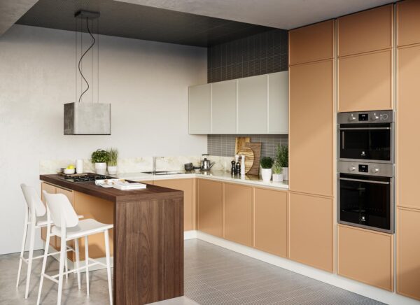 rewind creo kitchens orange beige2