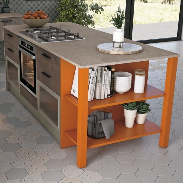 tablet creo kitchens orange grey beige3
