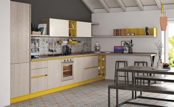 tablet creo kitchens yellow ivory lines1