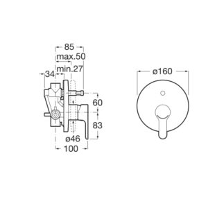 Roca μπαταρία A5A2A09C00_cycle