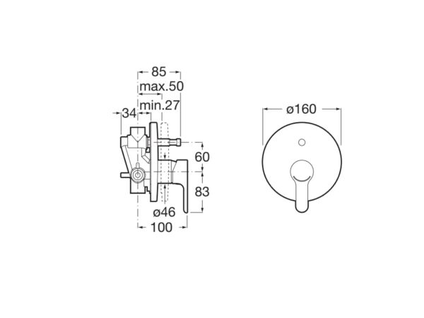 Roca μπαταρία A5A2A09C00_cycle